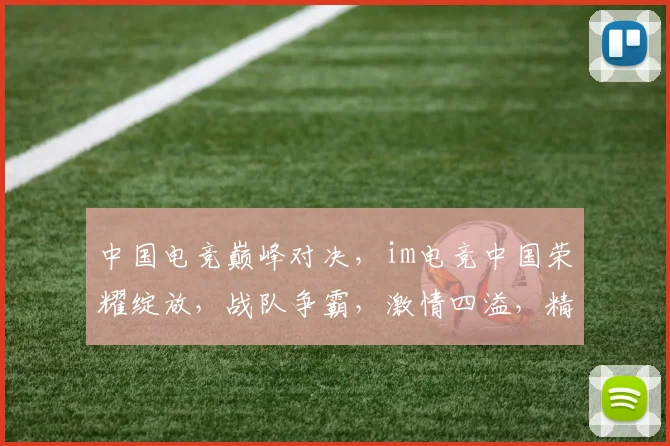 中国电竞巅峰对决，im电竞中国荣耀绽放，战队争霸，激情四溢，精彩不断，三冠王诞生